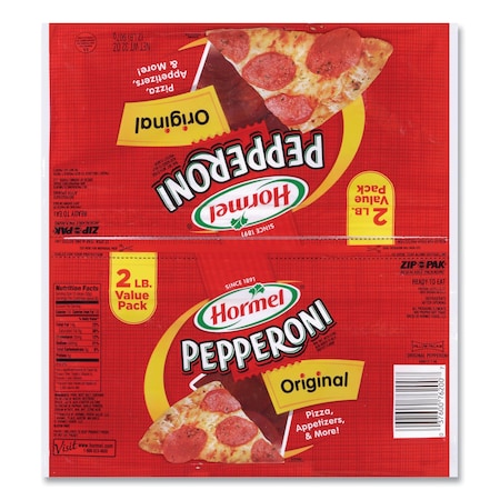 Hormel Pepperoni Slices, 16 oz Bag, PK2 76200
